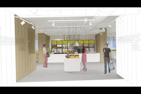 Debenhams Oxford Street fifth floor has a British gastro eaterie, including a deli